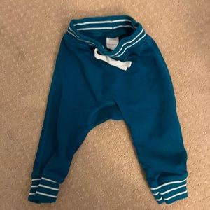 Hanna Andersson teal boys sweatpants.
